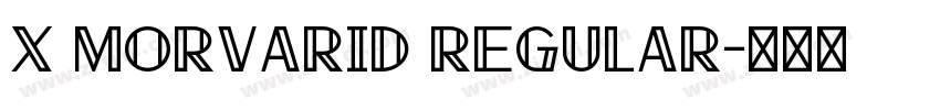 X Morvarid Regular字体转换